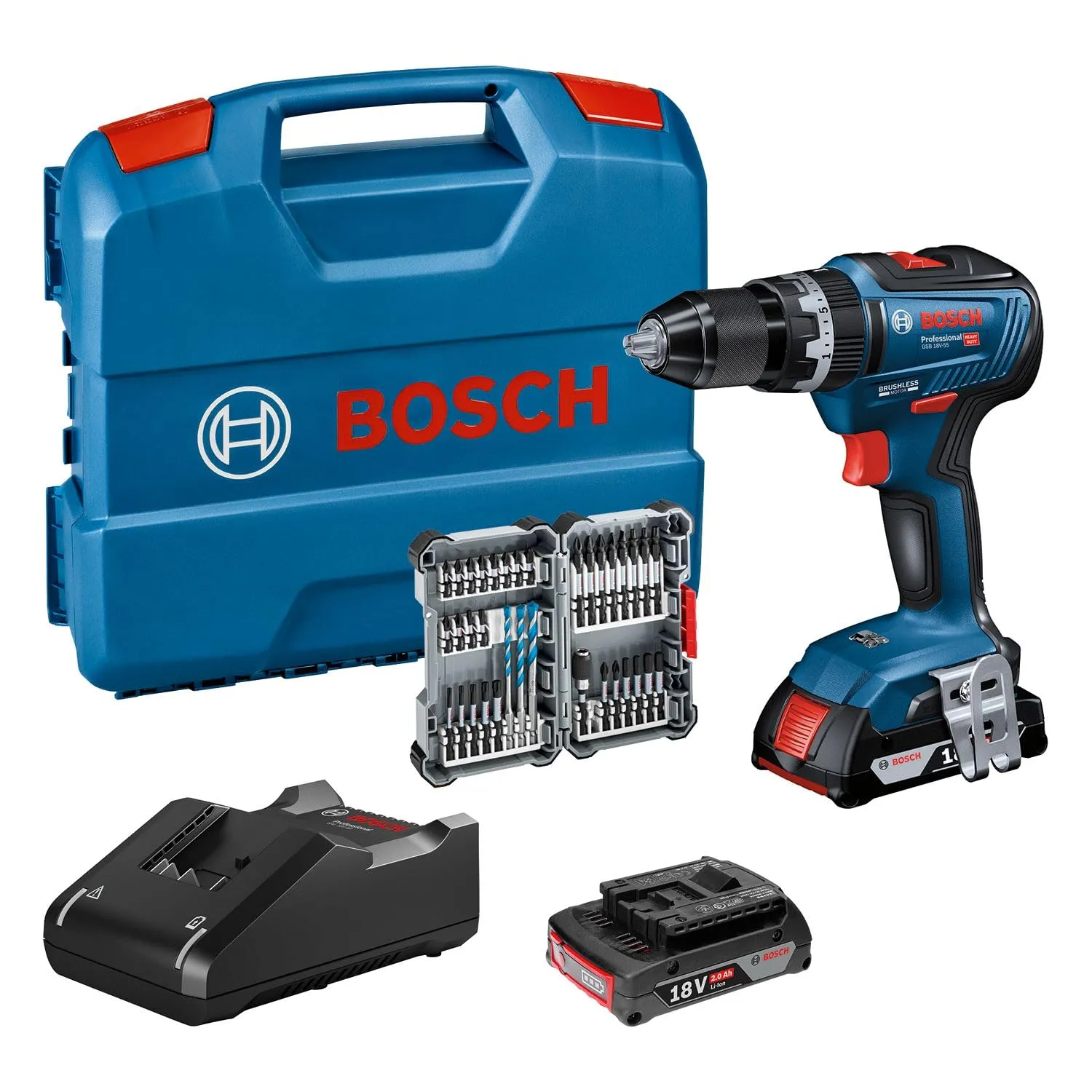 Bosch Professional GSB 18V-55 vs Makita HP333DZ