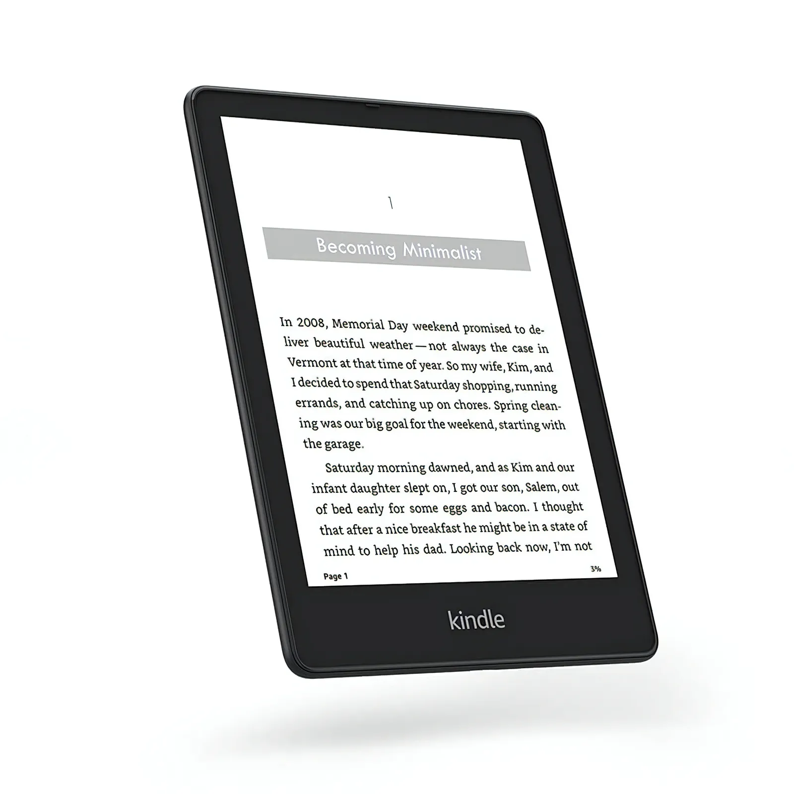 Kindle Paperwhite Signature Edition